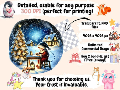 Christmas Eve Clipart beautiful x - mas png - Wonders Artist
