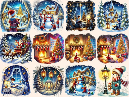Christmas Eve (P2) Clipart beautiful x - mas png - Wonders Artist