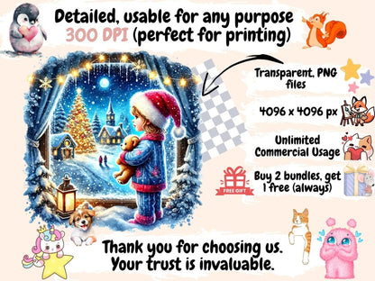 Christmas Eve (P2) Clipart beautiful x - mas png - Wonders Artist