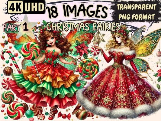 Christmas Fairies Clipart christmas clipart - Wonders Artist