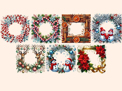 Christmas Frames Clipart Christmas Border Art - Wonders Artist