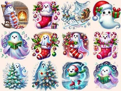 Christmas Ghosts Clipart Christmas Ghosts - Wonders Artist