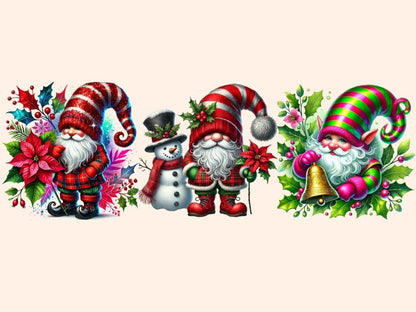 Christmas Gnomes (P2) Clipart Christmas clip art - Wonders Artist