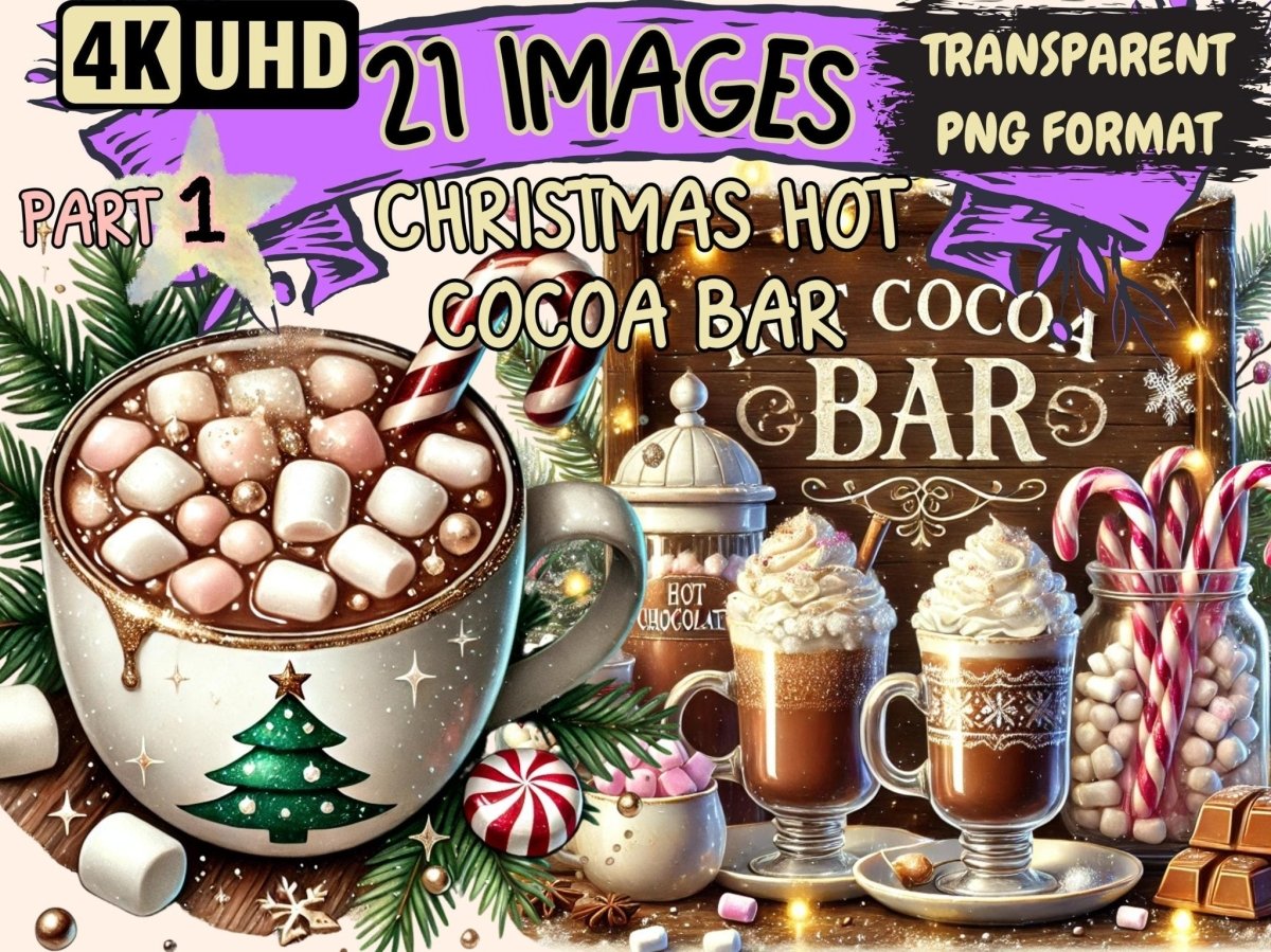 Christmas Hot Cocoa Bar Clipart Christmas Cocoa - Wonders Artist