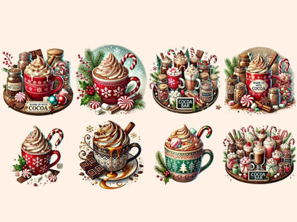 Christmas Hot Cocoa Bar (P2) Clipart Christmas Cocoa - Wonders Artist