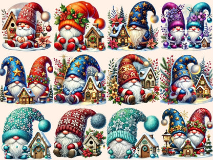 Christmas House Gnomes Clipart Christmas House png - Wonders Artist