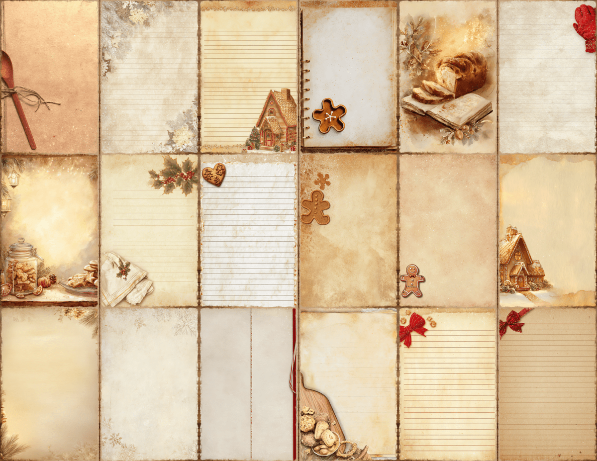 Christmas Kitchen Journal Pages All Bundles Journal Pages new bundles all - WondersArtist