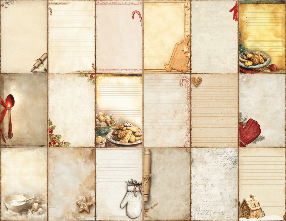 Christmas Kitchen Journal Pages All Bundles Journal Pages new bundles all - WondersArtist