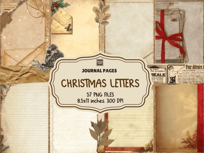 Christmas Letters Journal Pages All Bundles Journal Pages new bundles all - WondersArtist