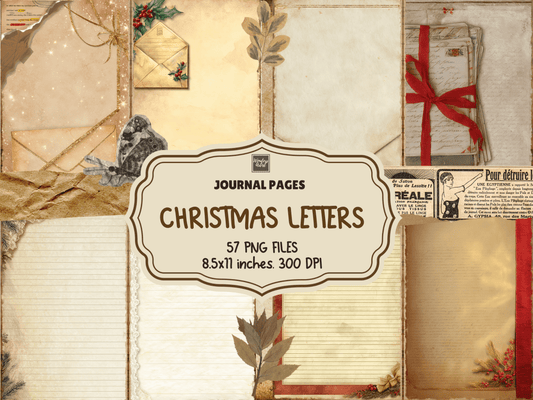 Christmas Letters Journal Pages All Bundles Journal Pages new bundles all - WondersArtist