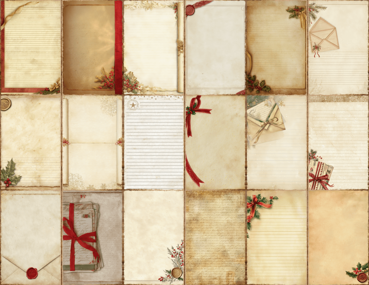 Christmas Letters Journal Pages All Bundles Journal Pages new bundles all - WondersArtist