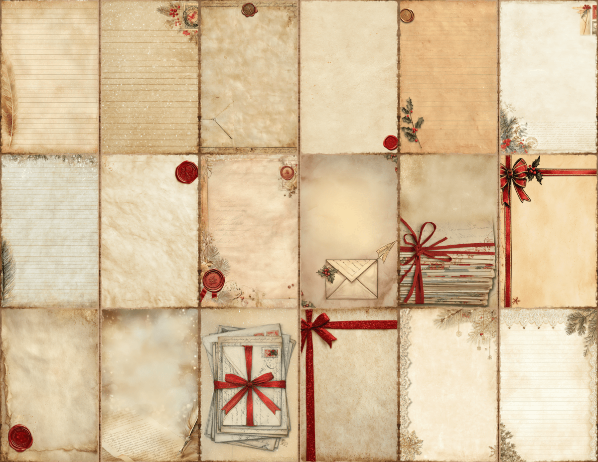 Christmas Letters Journal Pages All Bundles Journal Pages new bundles all - WondersArtist