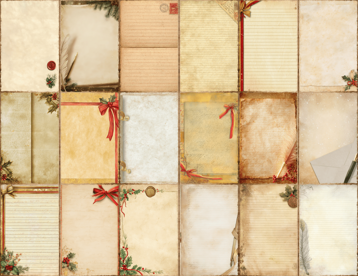 Christmas Letters Journal Pages All Bundles Journal Pages new bundles all - WondersArtist