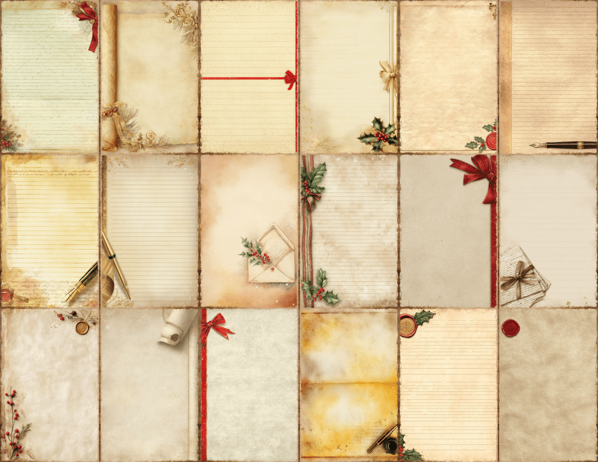 Christmas Letters Journal Pages All Bundles Journal Pages new bundles all - WondersArtist