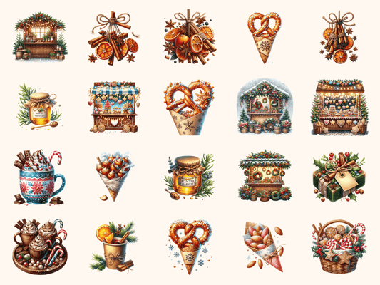 Christmas Market Clipart