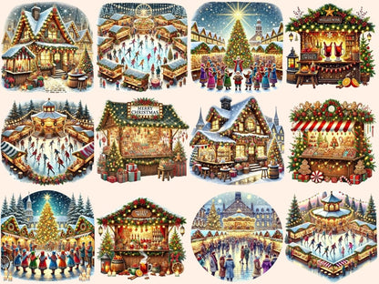 Christmas Markets Clipart Christmas Bazaar - Wonders Artist