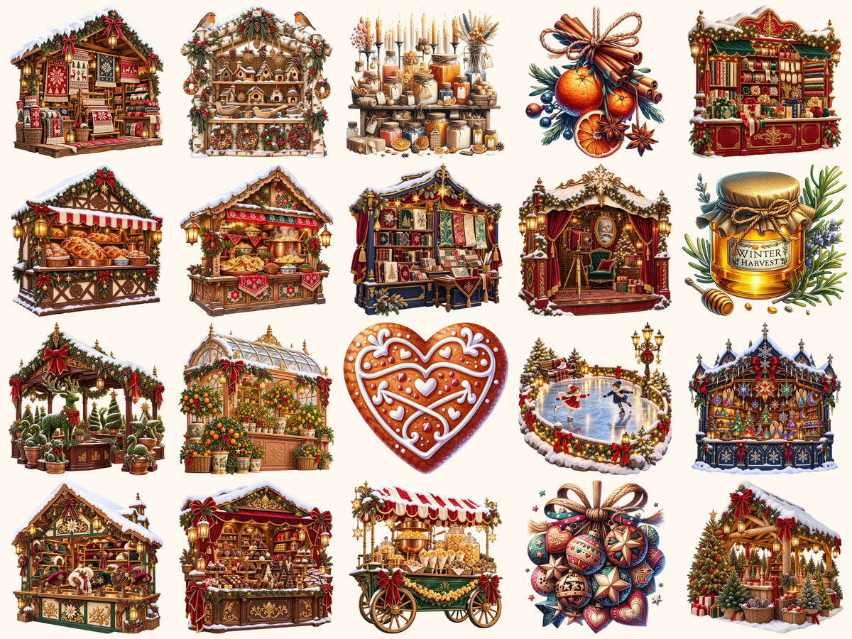 Christmas Markets Clipart — 04_grid.png