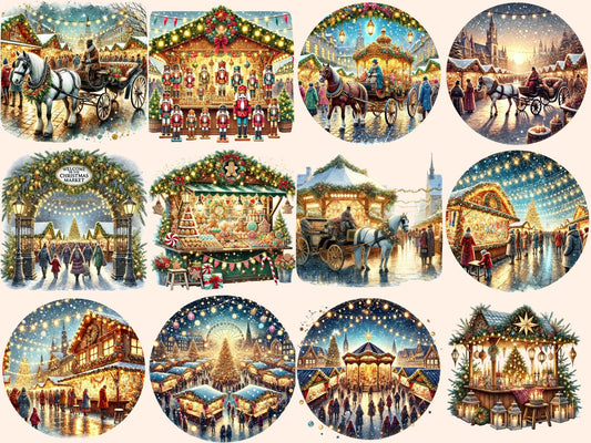 Christmas Markets (P2) Clipart