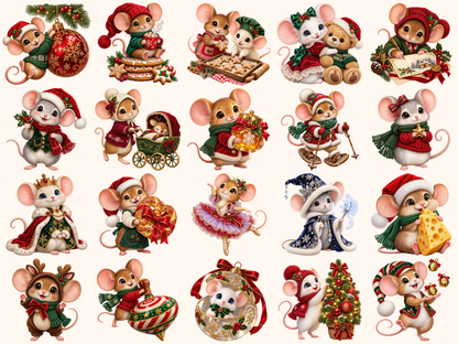 Christmas Mouse Clipart — 03_grid.png