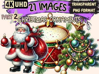 Christmas Ornaments (P2) Clipart christmas balls - Wonders Artist