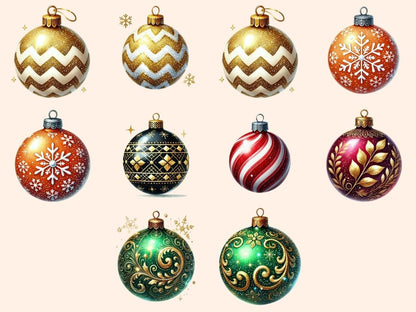 Christmas Ornaments (P3) Clipart christmas balls png - Wonders Artist