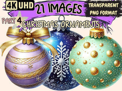 Christmas Ornaments (P4) Clipart christmas ball png - Wonders Artist