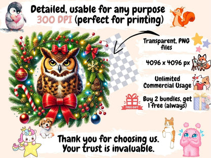 Christmas Owls Clipart chirstmas owl images - Wonders Artist