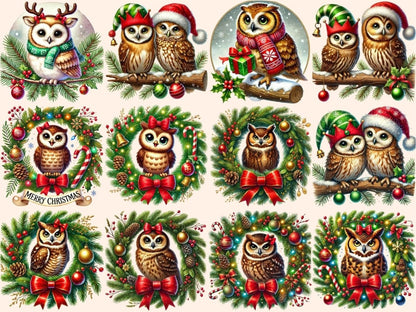 Christmas Owls Clipart chirstmas owl images - Wonders Artist