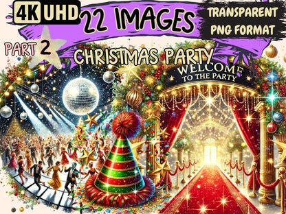 Christmas Party (P2) Clipart Christmas Bash - Wonders Artist