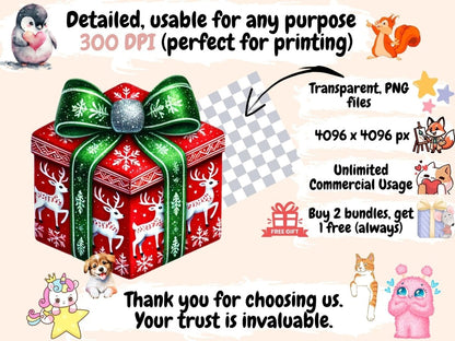 Christmas Presents Clipart Christmas Gift Art - Wonders Artist
