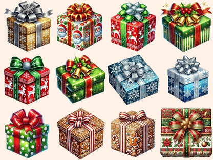 Christmas Presents Clipart Christmas Gift Art - Wonders Artist