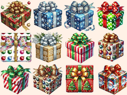 Christmas Presents Clipart Christmas Gift Art - Wonders Artist