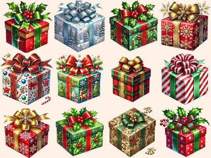 Christmas Presents (P3) Clipart Christmas Gift Art - Wonders Artist