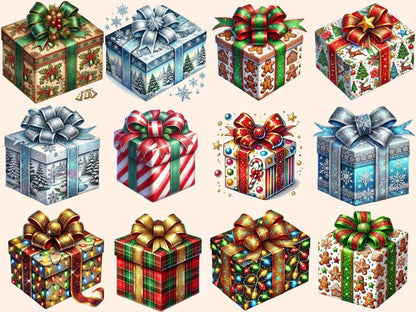 Christmas Presents (P3) Clipart Christmas Gift Art - Wonders Artist