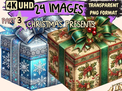 Christmas Presents (P3) Clipart Christmas Gift Art - Wonders Artist