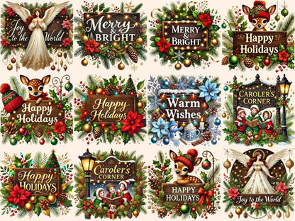 Christmas Signposts Clipart Christmas Signposts - Wonders Artist