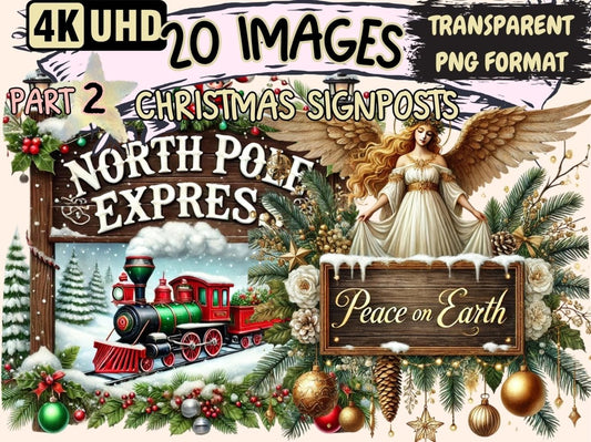 Christmas Signposts (P2) Clipart Christmas Signposts - Wonders Artist