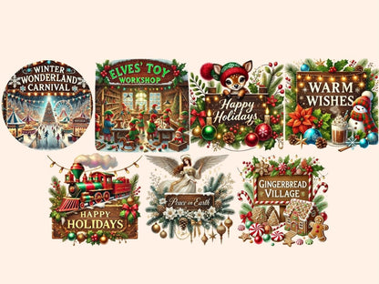 Christmas Signposts (P3) Clipart Christmas Signposts - Wonders Artist