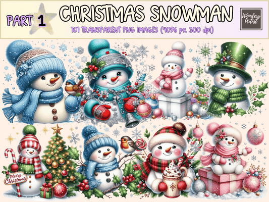 Christmas Snowman Clipart autopost Christmas clip art Christmas printables - WondersArtist