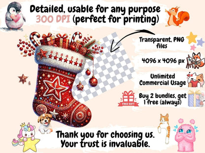 Christmas Stockings Clipart christmas clipart - Wonders Artist