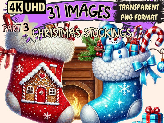 Christmas Stockings (P3) Clipart Christmas Mantel - Wonders Artist