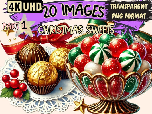 Christmas Sweets Clipart Christmas Candy - Wonders Artist