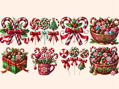 Christmas Sweets Clipart Christmas Candy - Wonders Artist