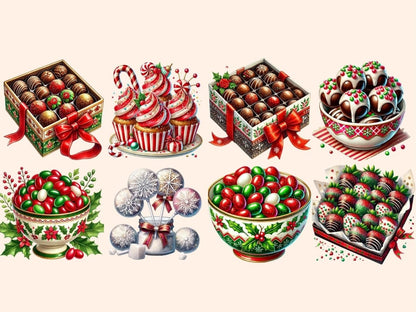 Christmas Sweets (P2) Clipart Candy Clipart Xmas - Wonders Artist
