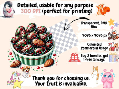 Christmas Sweets (P3) Clipart Candy Clipart Xmas - Wonders Artist