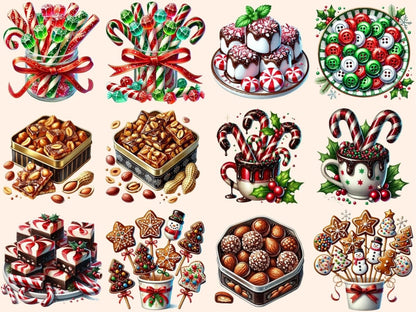 Christmas Sweets (P4) Clipart Candy Clipart Xmas - Wonders Artist