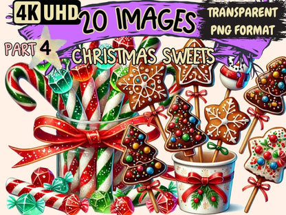 Christmas Sweets (P4) Clipart Candy Clipart Xmas - Wonders Artist