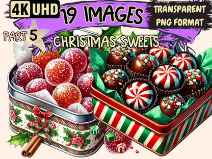 Christmas Sweets (P5) Clipart Candy Clipart Xmas - Wonders Artist