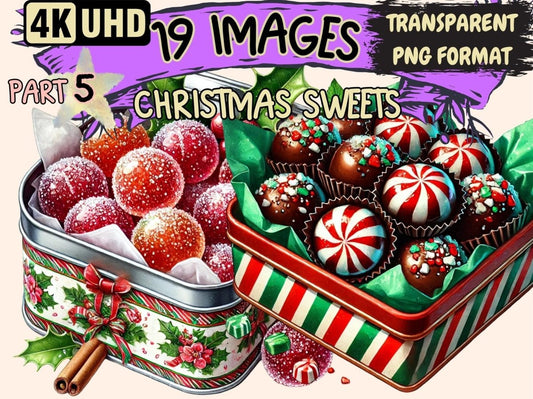 Christmas Sweets (P5) Clipart Candy Clipart Xmas - Wonders Artist