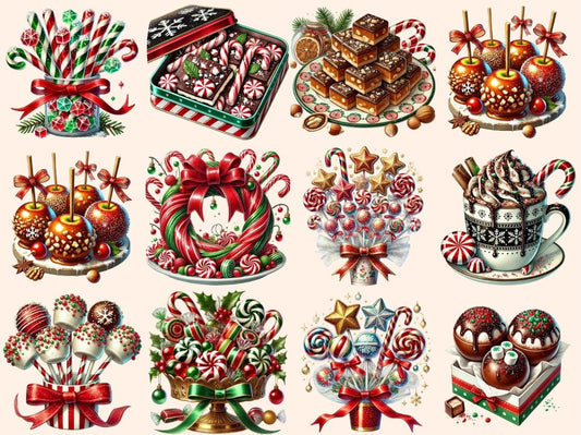 Vánoční sladkosti (P6) Clipart